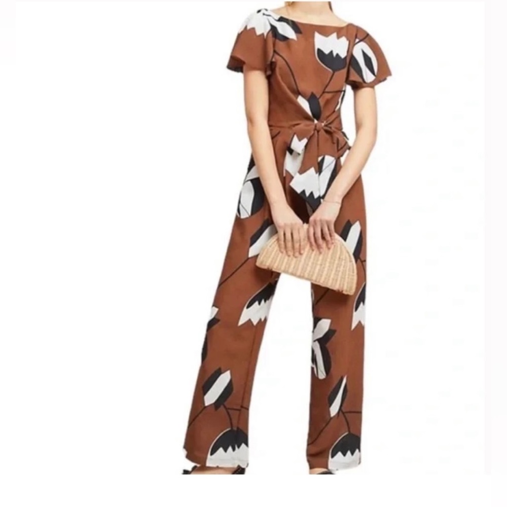 Eva Franco jumpsuit black and brown